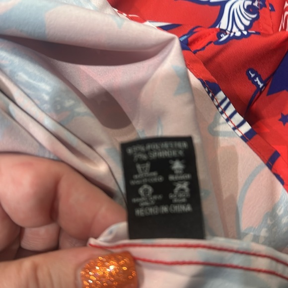 NWT men’s red Dixxon give em the bird button down shirt - Picture 7 of 8